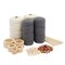 DIY Macrame Kit for Plant Hanger with 654 Yards of 3mm Cord, Beads, Rings, Sticks (129 Pieces)